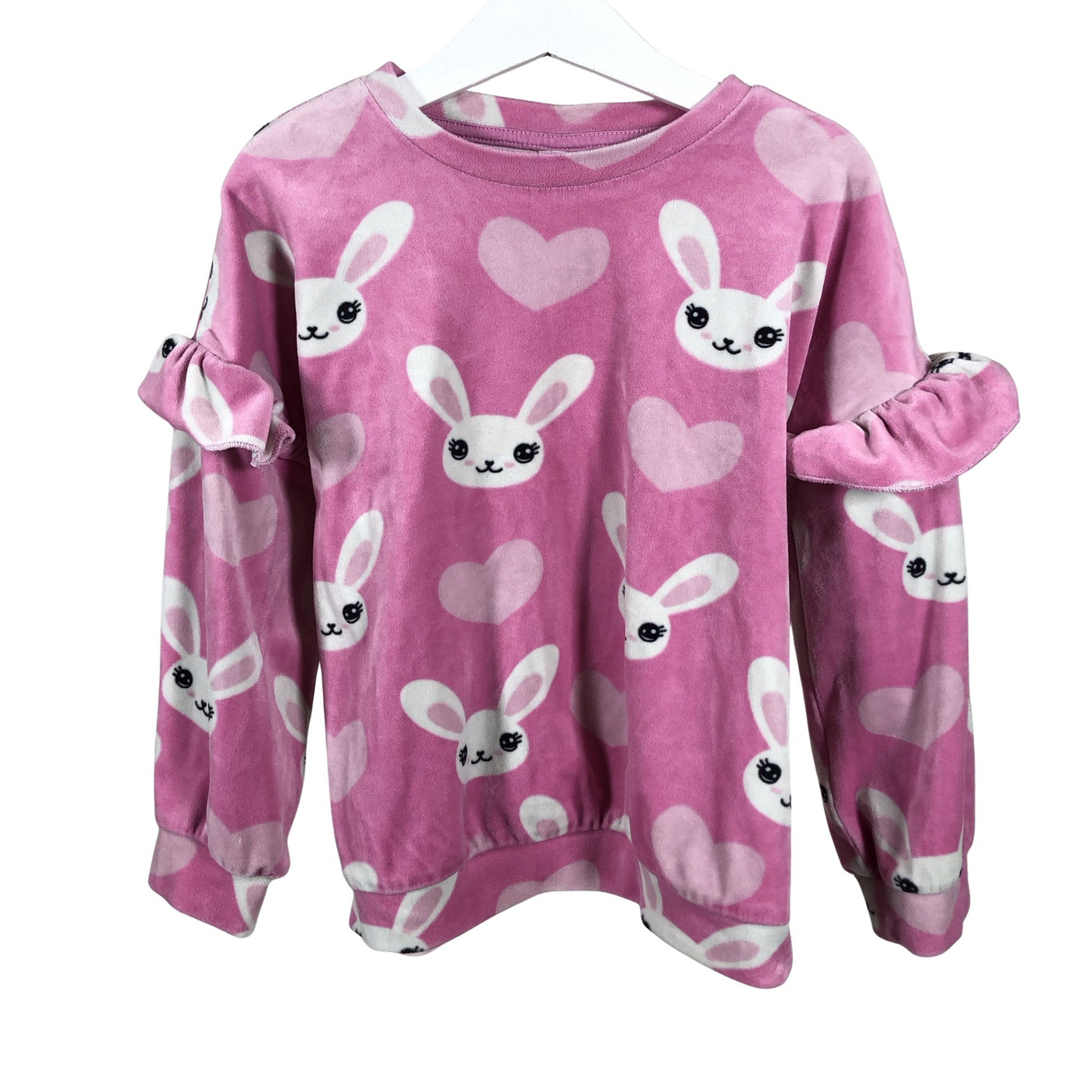 Tyttöjen Lindex - Collegepaita, koko 116 - 122 - Pinkki (2)