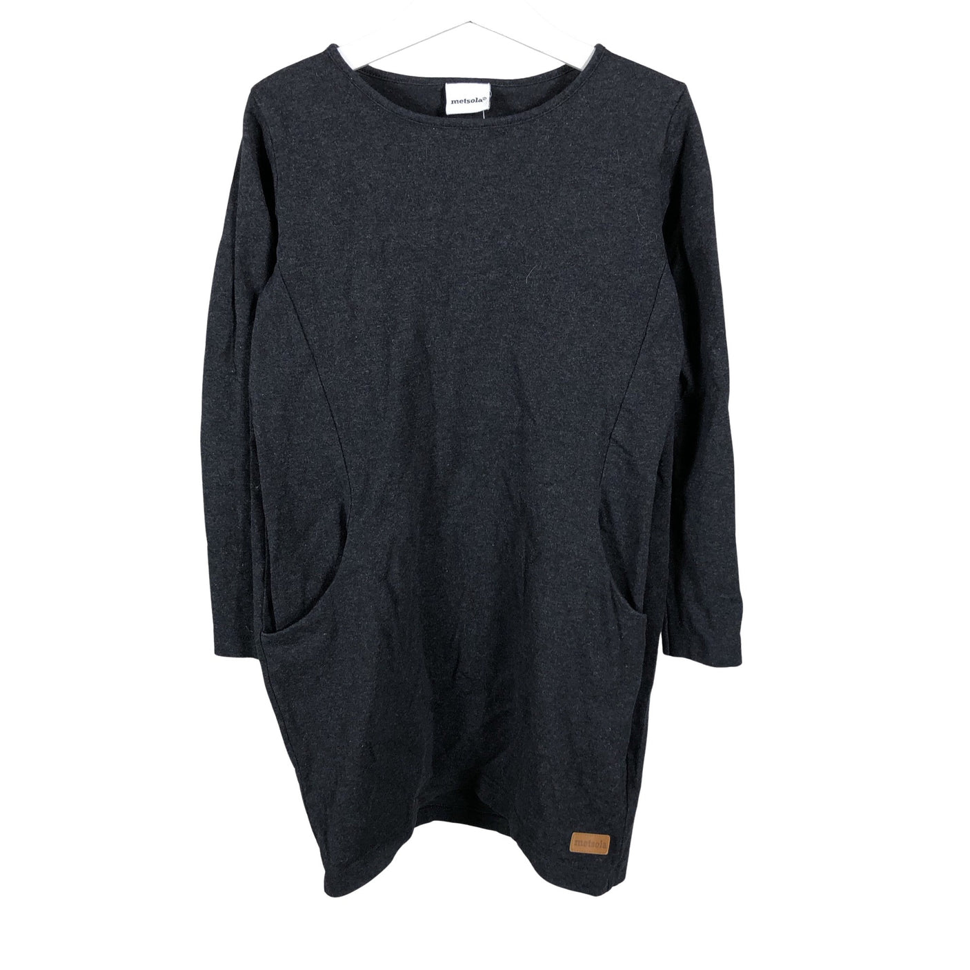 Tyttöjen Metsola - Trikoomekko, koko 134 - 140 - Harmaa (1)