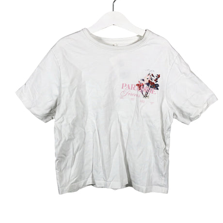 Tyttöjen Name It - T-paita, koko 134 - 140 - Valkoinen (2)