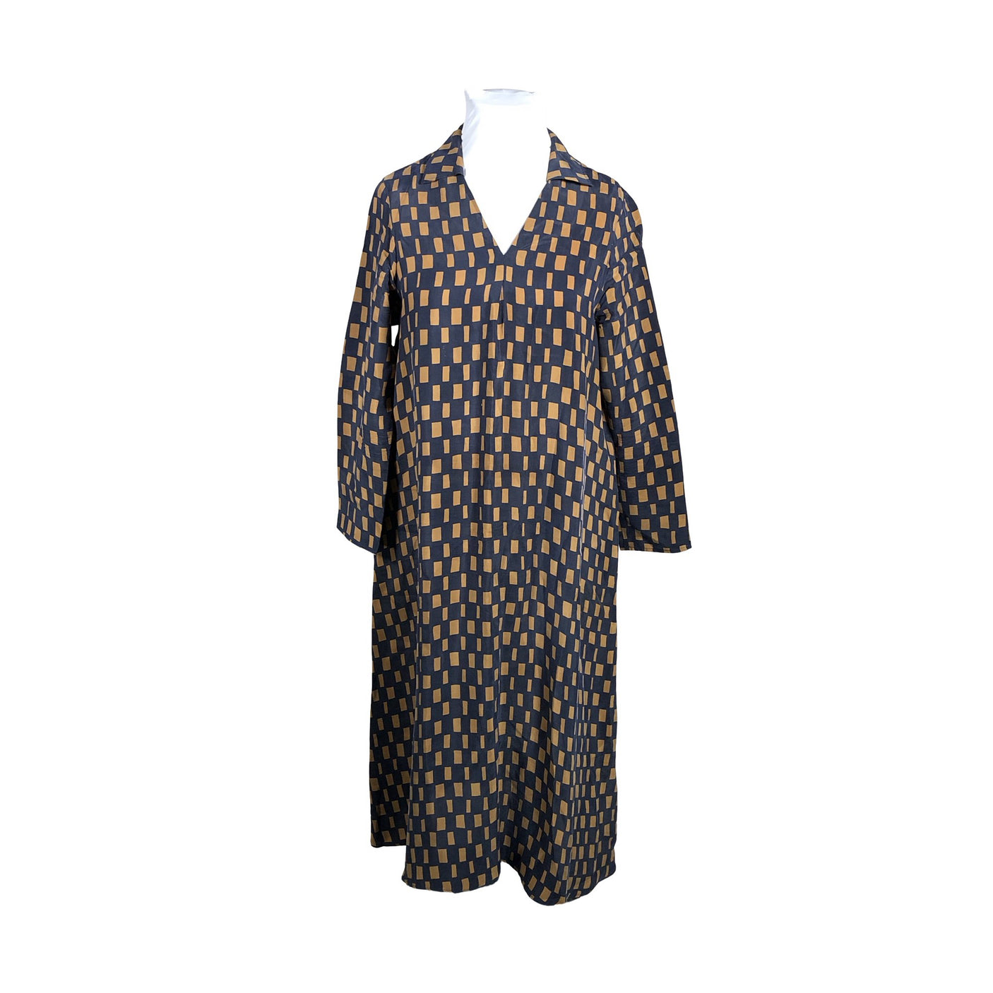 Naisten Marimekko - Sifonkimekko, koko 44 - Sininen (1)