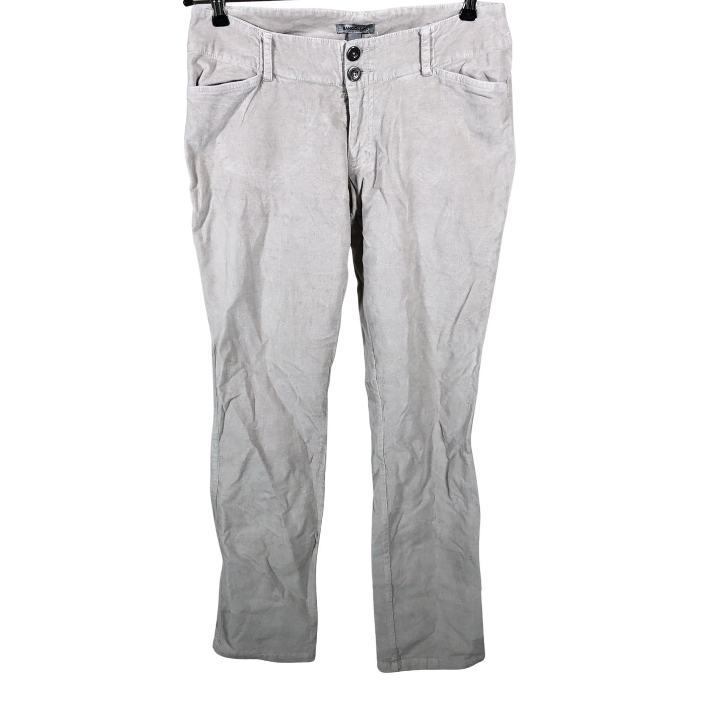 Naisten Bandolera - Samettihousut, koko 38 - Harmaa (1)