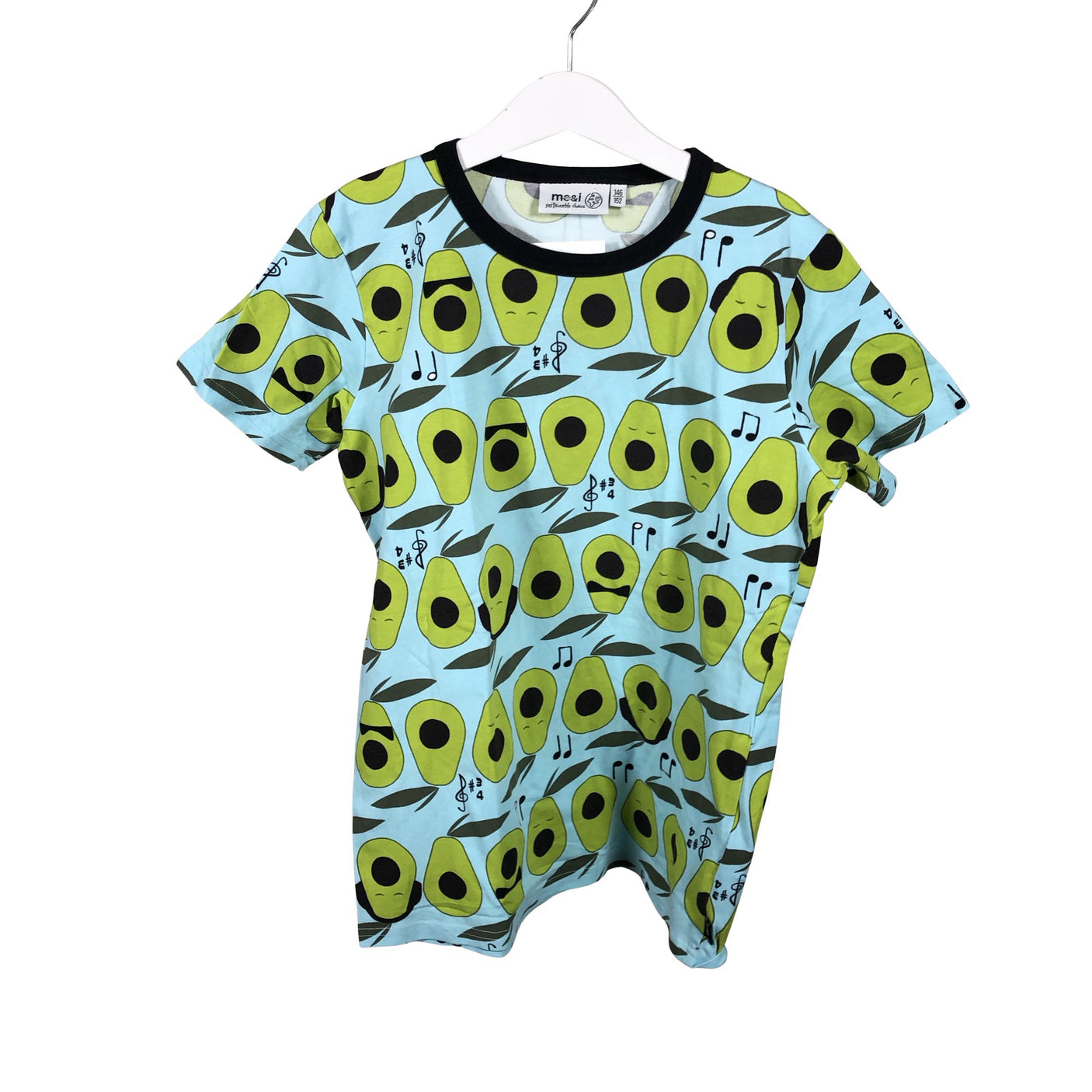 Unisex me&i - T-paita, koko 146 - 152 - Turkoosi (1)