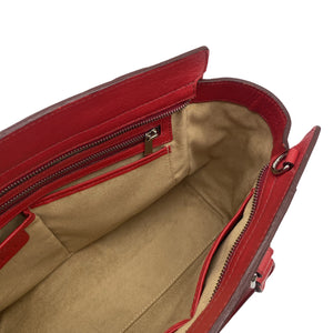 Naisten Saki - Käsilaukku, koko Midi - Punainen (2)