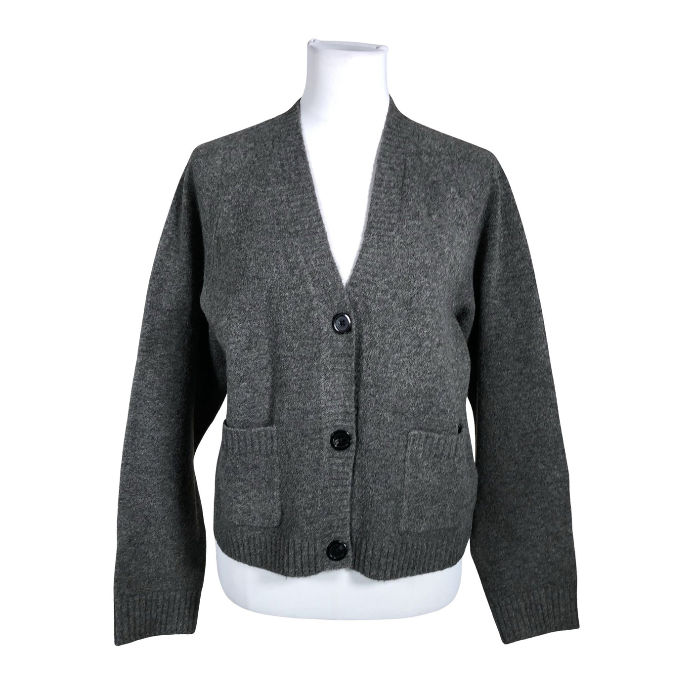 Naisten Uniqlo - Neuletakki, koko 38 - Harmaa (1)