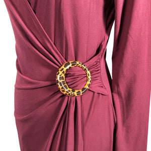 Naisten Anna Field - Trikoomekko, koko 40 - Viininpunainen (2)