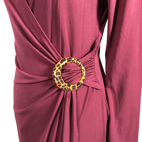 Naisten Anna Field - Trikoomekko, koko 40 - Viininpunainen (2)