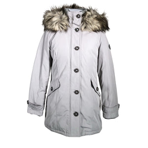 Naisten s.Oliver - Untuvatakki, koko 36 - Harmaa (1)