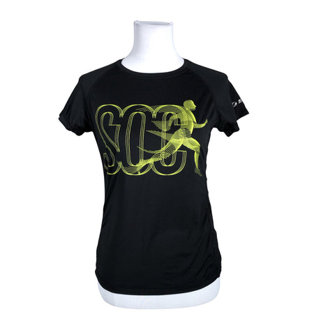 Naisten Soc - Urheilupaita, lyhyet hihat, koko 34 - Musta ()