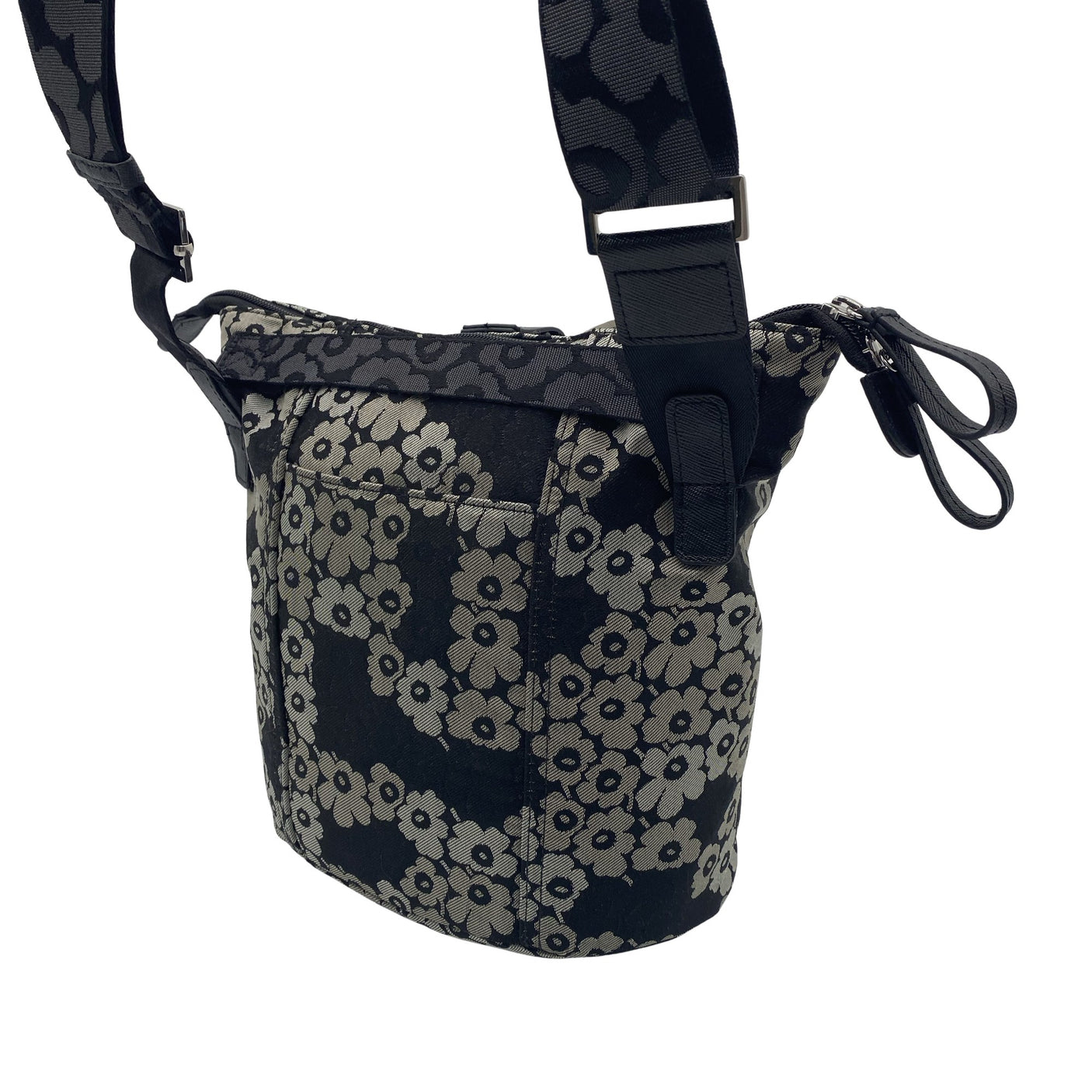 Naisten Marimekko - Olkalaukku, koko Midi - Musta (2)