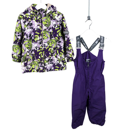 Tyttöjen Huppa - Välikausitakki, koko 86 - 92 - Violetti ()