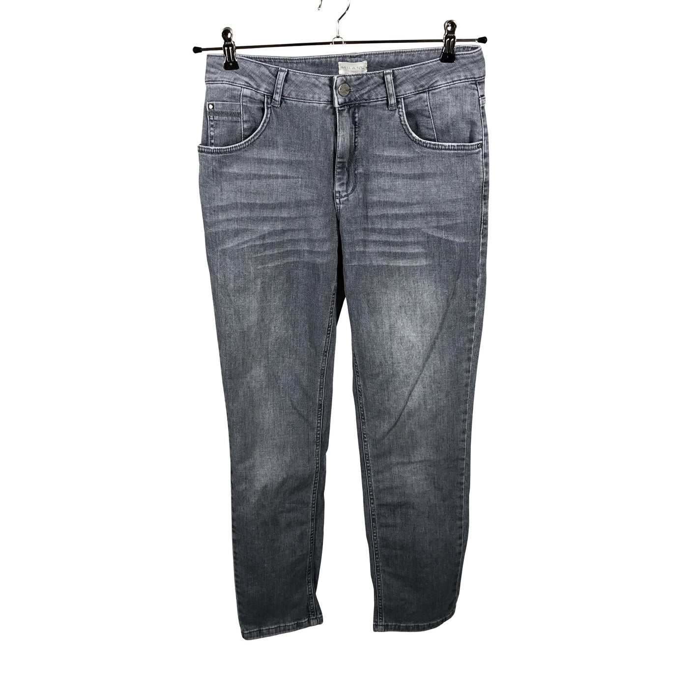 Naisten Milano Italy - Farkut, koko 38 - Harmaa (2)