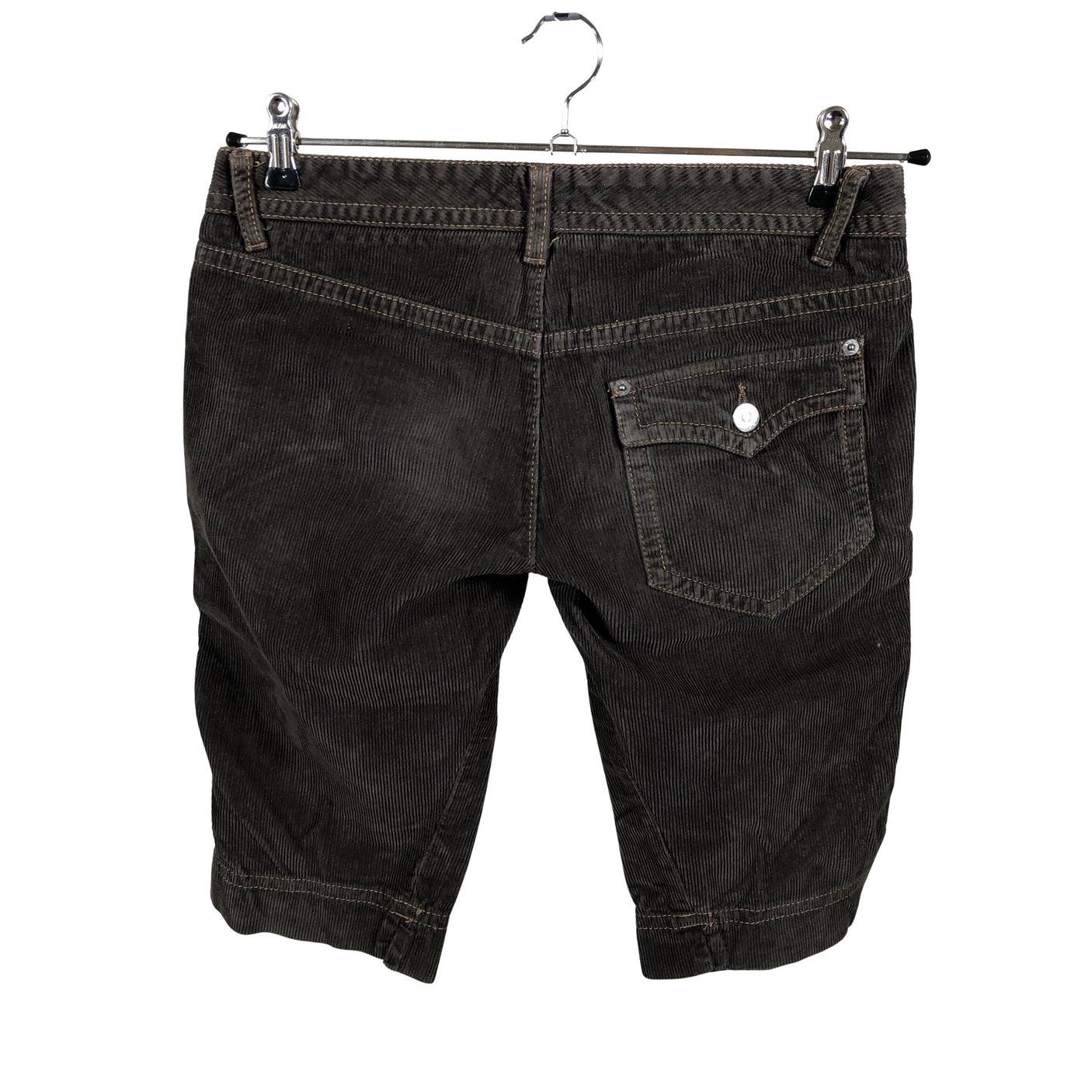 Naisten Sisley - Shortsit, koko 38 - Ruskea (2)