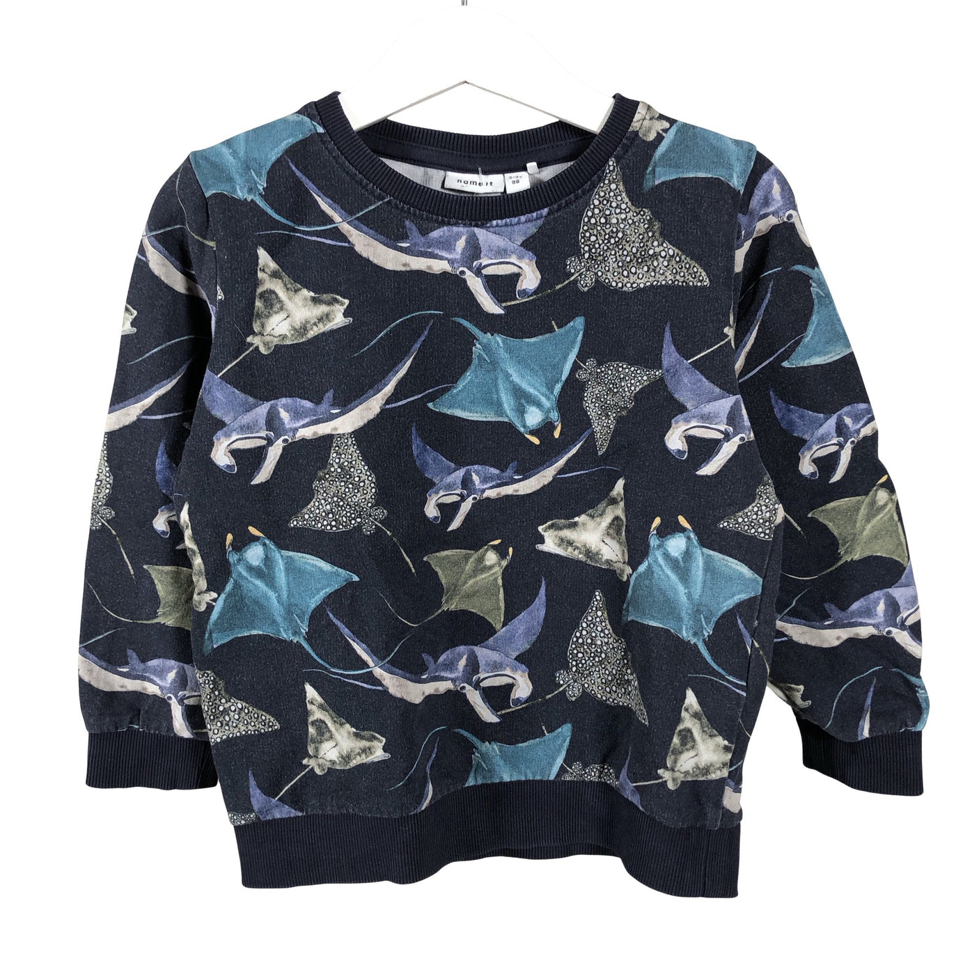 Unisex Name It - Collegepaita, koko 92 - 98 - Sininen (1)