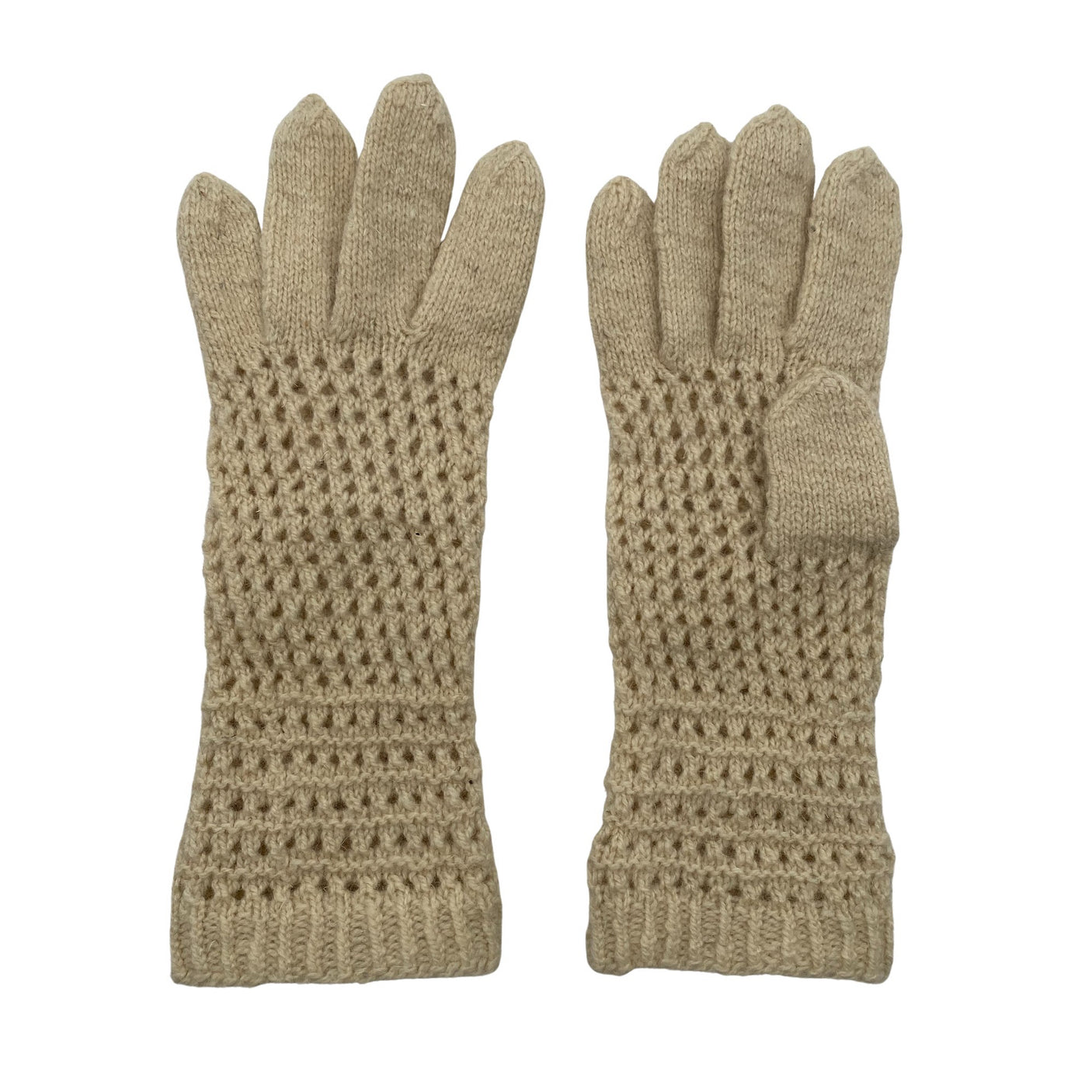 Naisten Handmade - Sormikkaat, koko Ei kokoa - Luonnonvalkoinen (1)