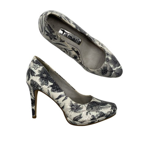 Naisten Tamaris - Korkokengät, koko 37 - Luonnonvalkoinen ()