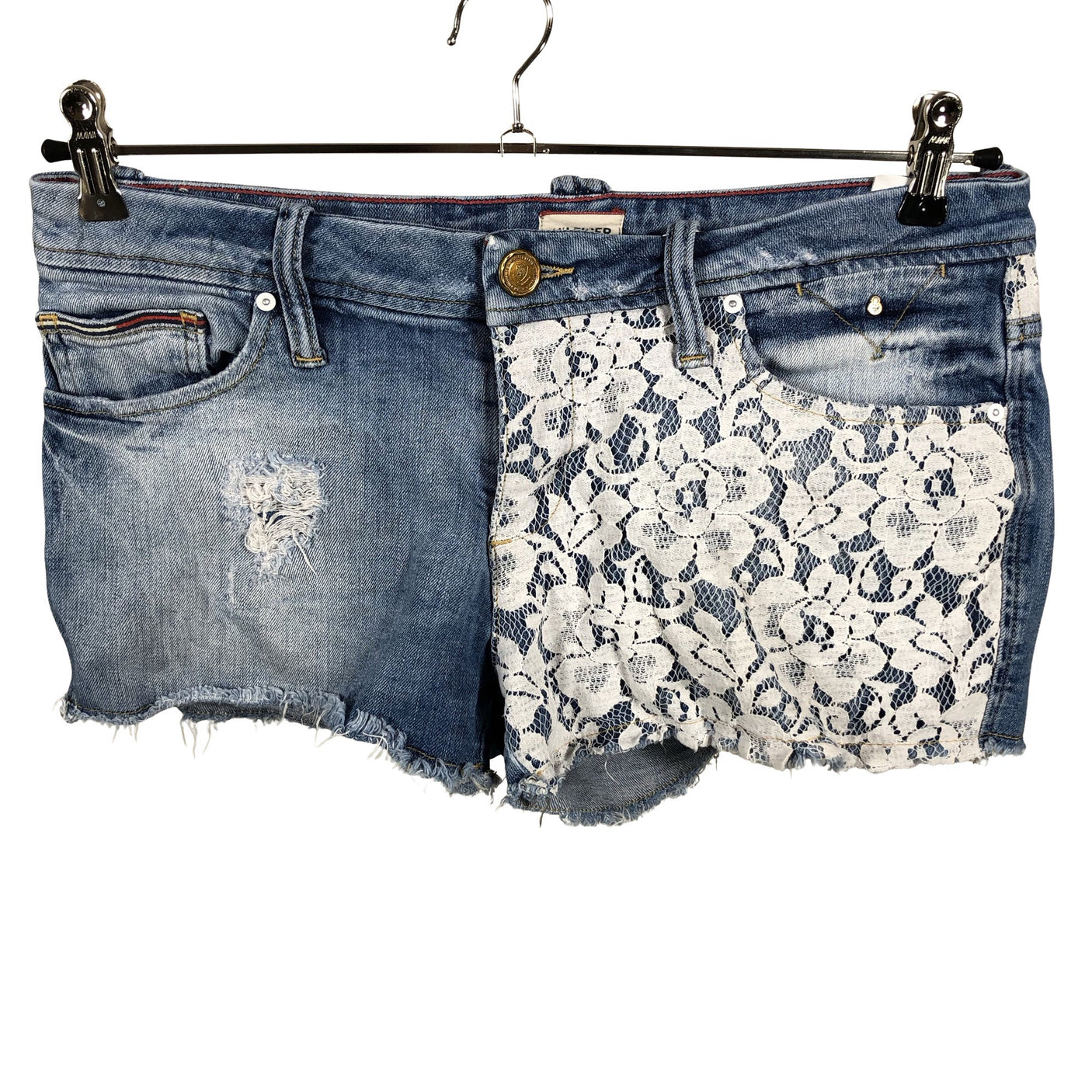 Naisten Tommy Hilfiger - Farkkushortsit, koko W31 - Sininen (2)