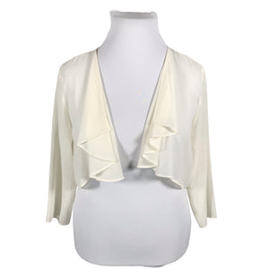 Naisten Marks&Spencer - Juhlabolero, koko 42 - Luonnonvalkoinen (1)