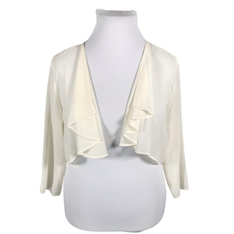 Naisten Marks&Spencer - Juhlabolero, koko 42 - Luonnonvalkoinen ()