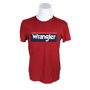 Miesten Wrangler - T-paita, koko M - Punainen (1)