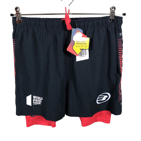 Miesten Bullpadel - Urheilushortsit, koko S - Musta ()
