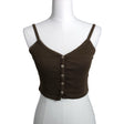 Naisten Brandy Melville - Trikootoppi, koko 34 - Ruskea ()