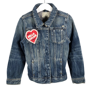 Tyttöjen Scotch&Soda - Farkkutakki, koko 116 - 122 - Sininen (1)
