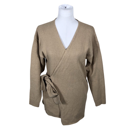 Naisten Glamorous - Neuletakki, koko 34 - Beige (2)
