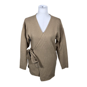 Naisten Glamorous - Neuletakki, koko 34 - Beige (1)