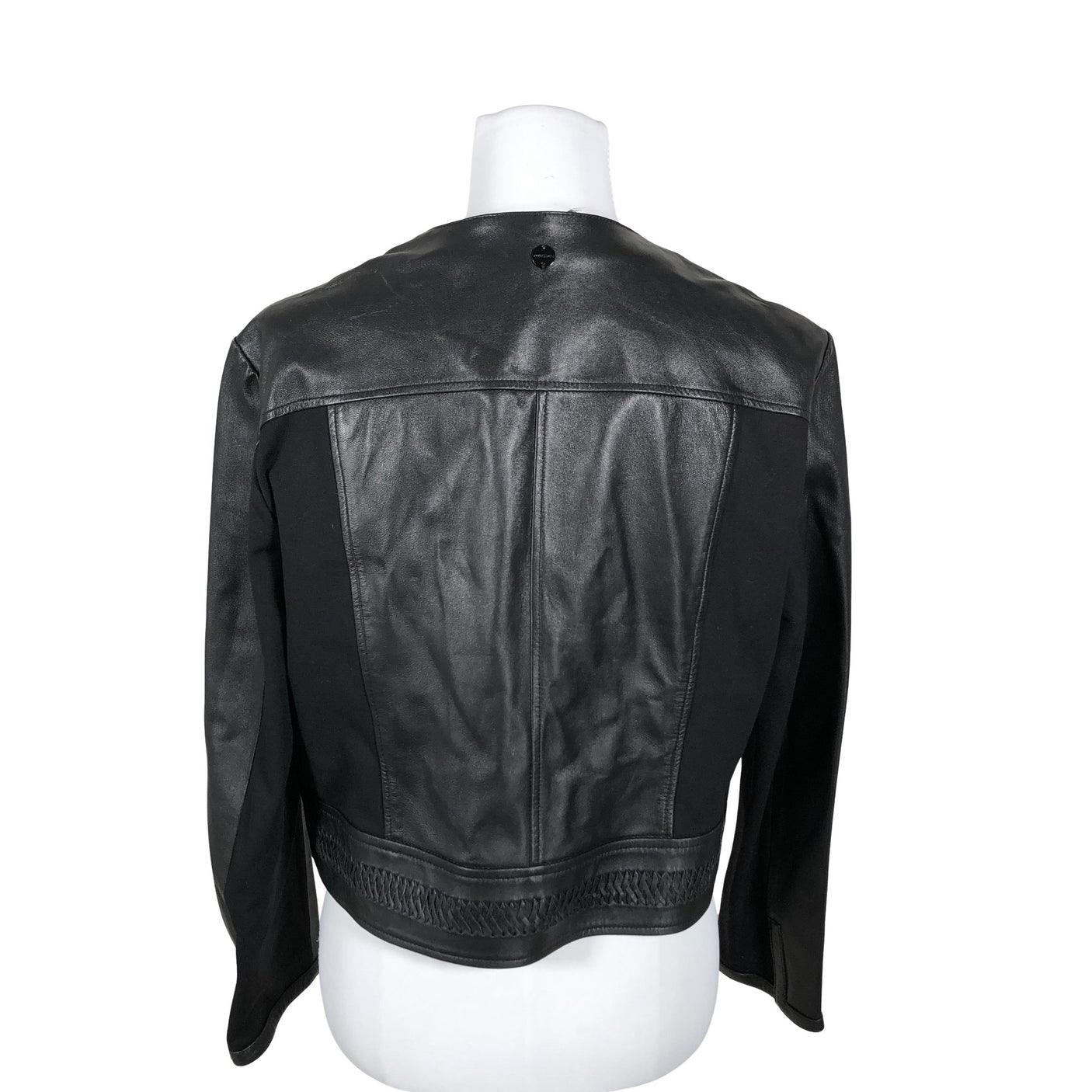 Naisten Marc Cain - Nahkatakki, koko 40 - Musta (3)