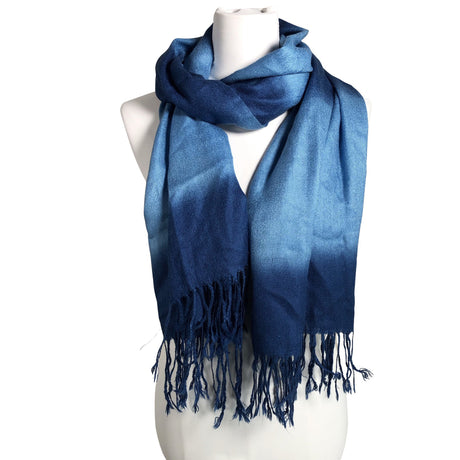 Naisten Pashmina - Huivi, koko Maxi - Sininen ()