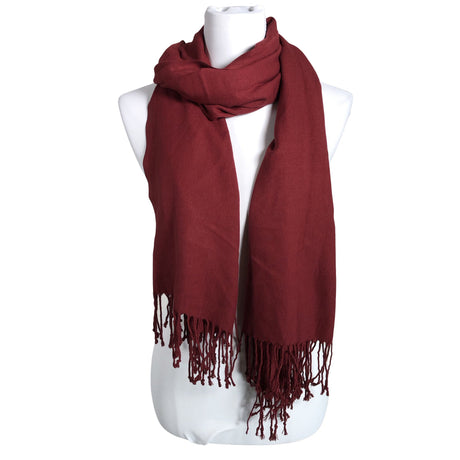 Naisten Pashmina - Huivi, koko Maxi - Viininpunainen ()