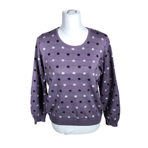 Naisten Skovhuus - Neulepaita, koko 38 - Violetti (1)