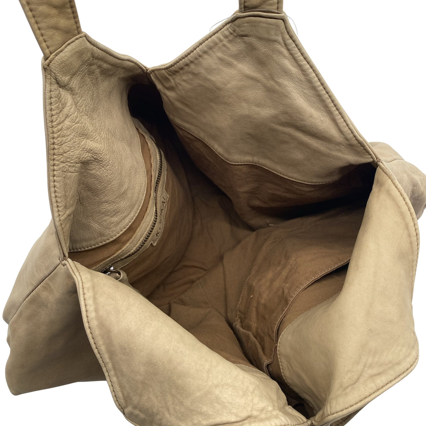 Naisten Kookai - Käsilaukku, koko Maxi - Beige (2)