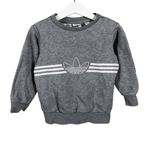 Unisex Adidas - Collegepaita, koko 92 - 98 - Harmaa (1)