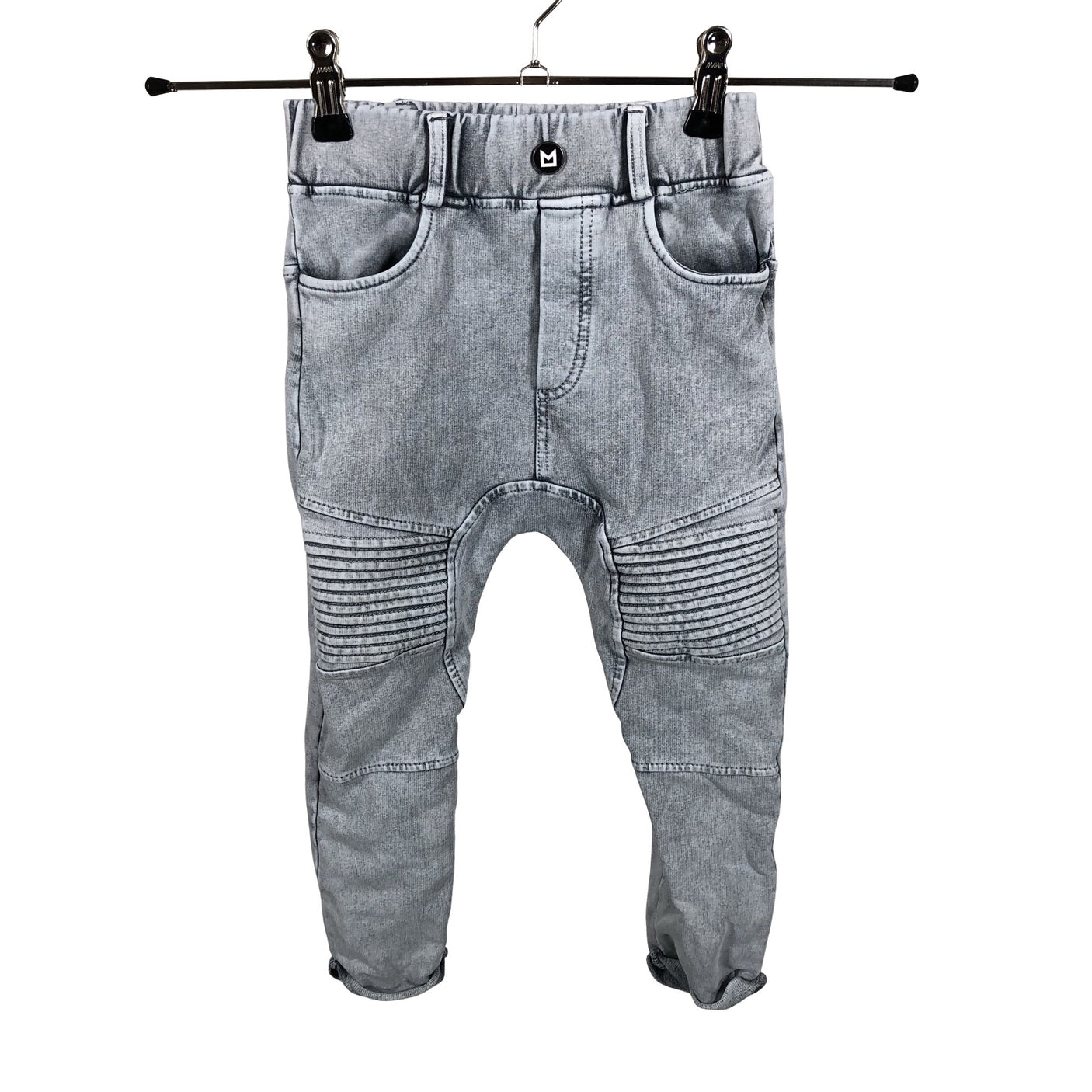 Unisex Minikid - Farkkuleggingsit, koko 98 - 104 - Harmaa (2)