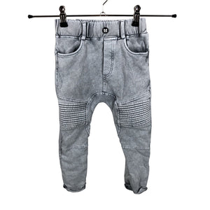 Unisex Minikid - Farkkuleggingsit, koko 98 - 104 - Harmaa (2)