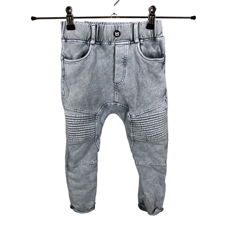 Unisex Minikid - Farkkuleggingsit, koko 98 - 104 - Harmaa (2)