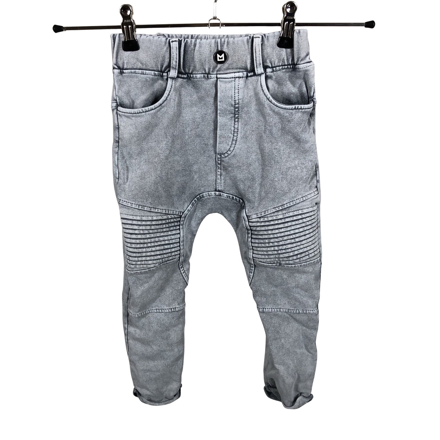 Unisex Minikid - Farkkuleggingsit, koko 98 - 104 - Harmaa (1)