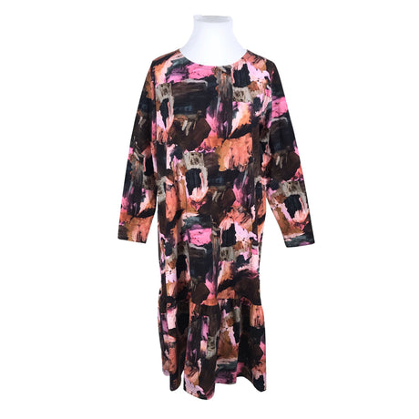 Naisten Aarrelabel - Trikoomekko, koko 44 - Viininpunainen ()