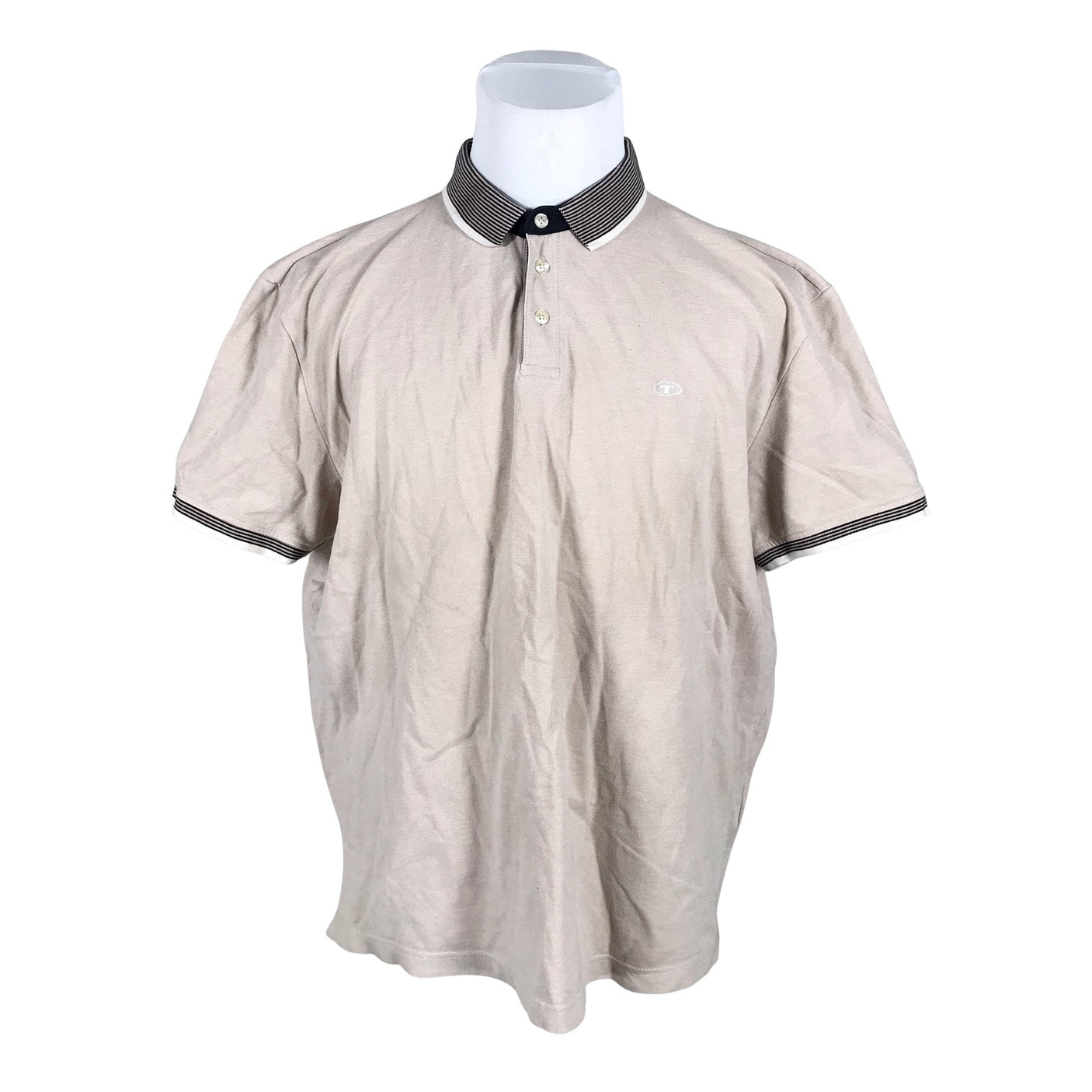 Miesten Tom Tailor - Pikeepaita, koko XXL - Beige (1)