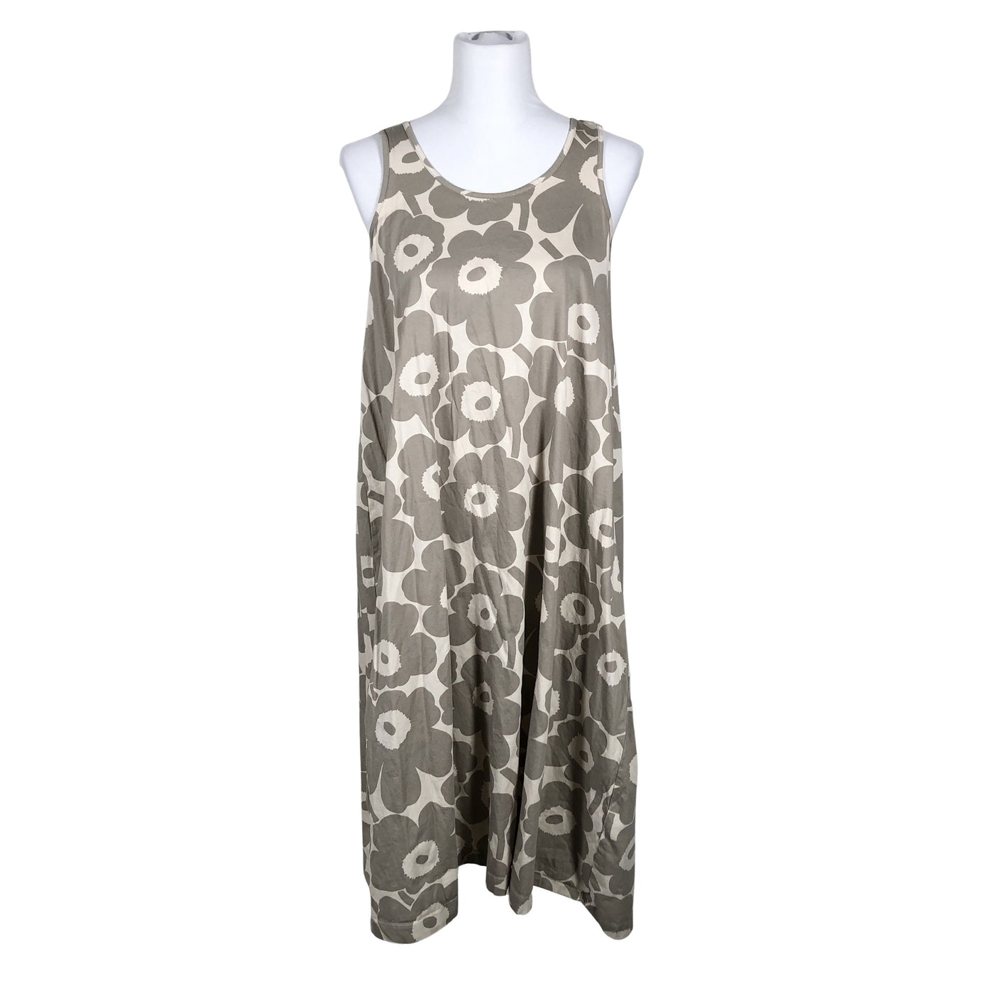 Naisten Marimekko - Trikoomekko, koko 36 - Harmaa (2)