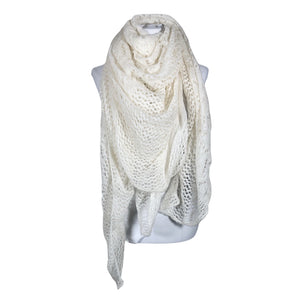 Naisten Handmade - Huivi, koko Maxi - Valkoinen (1)