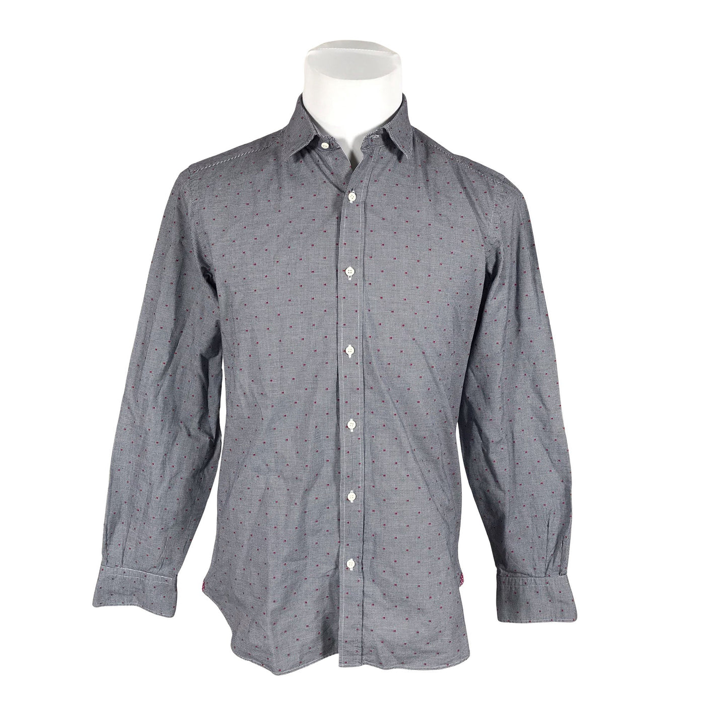 Miesten Massimo Dutti - Kauluspaita, koko M - Harmaa (1)