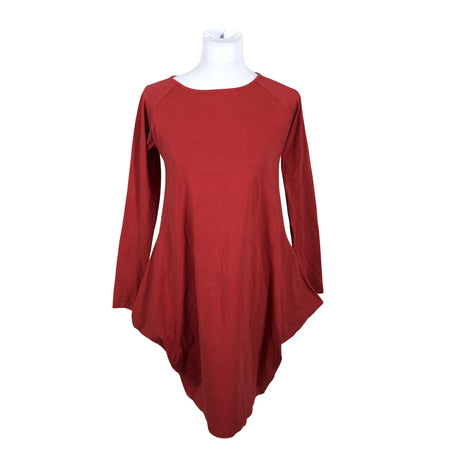 Naisten Papu - Trikoomekko, koko 34 - Punainen ()