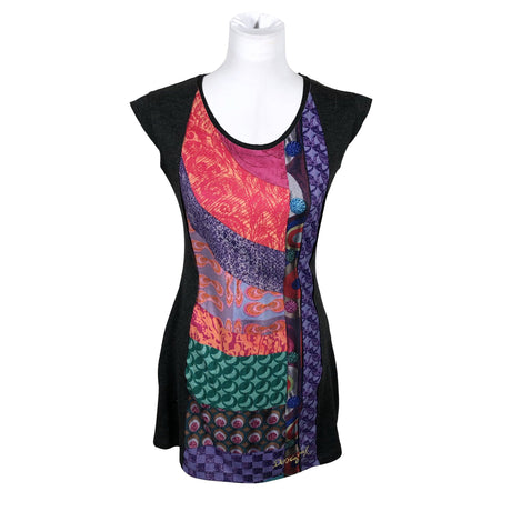 Naisten Desigual - Trikoomekko, koko 38 - Harmaa (2)