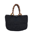 Naisten Handmade - Käsilaukku, koko Midi - Musta ()