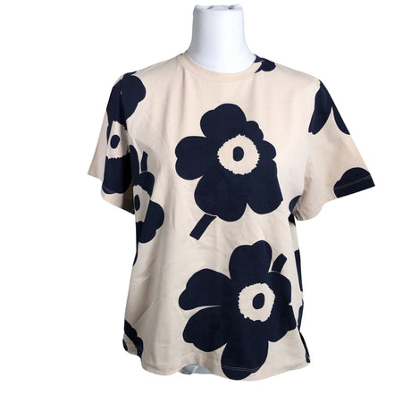 Naisten Marimekko - T-paita, koko 40 - Beige ()