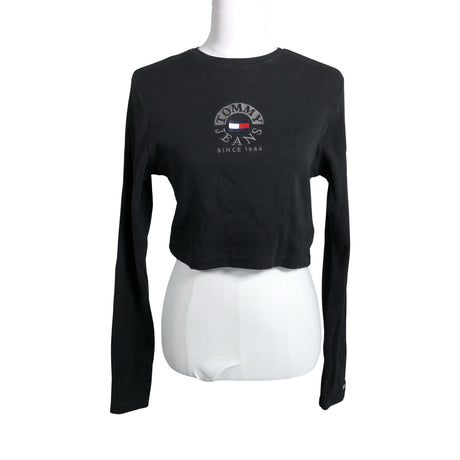Naisten Tommy Jeans (Tommy Hilfiger) - Trikoopaita, koko 38 - Musta ()