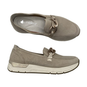 Naisten Rieker - Loaferit, koko 39 - Beige (1)