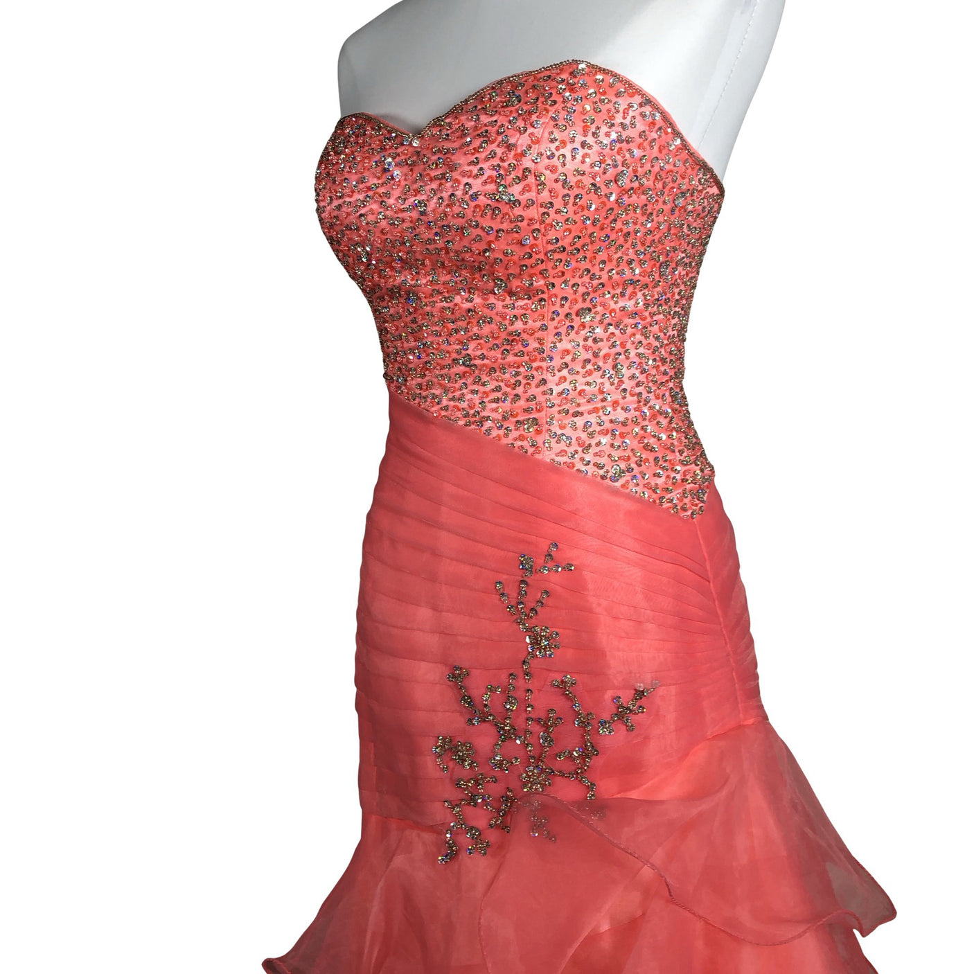 Naisten Dazzling - Iltapuku, koko 36 - Pinkki (2)